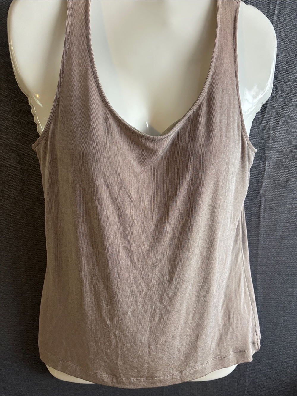 Chico's Taupe Scoop Neck Tank Top